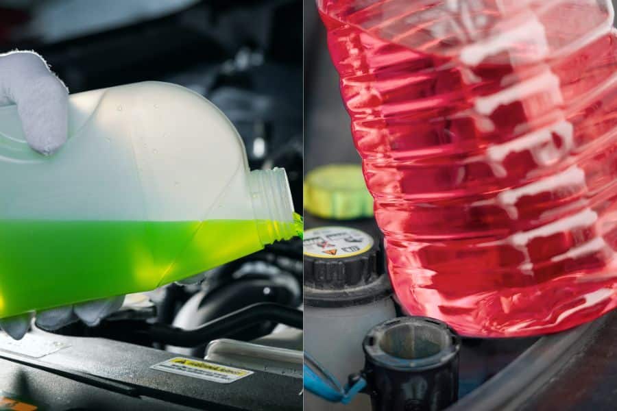 perbedaan air radiator merah dan hijau
