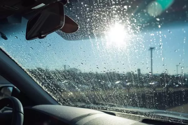 penghalang sinar matahari di mobil