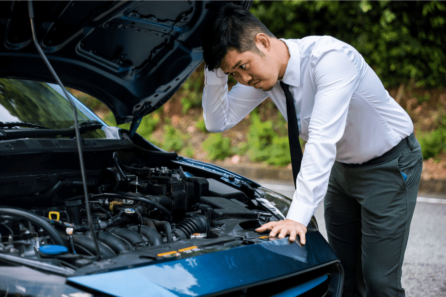 mobil tidak bisa distarter tapi aki bagus