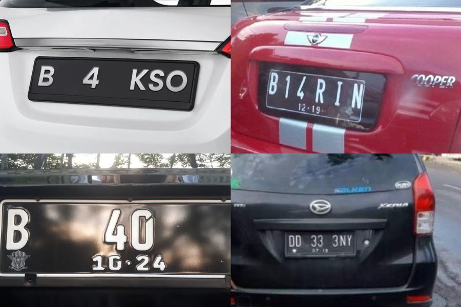 Harga Plat Nomor Cantik