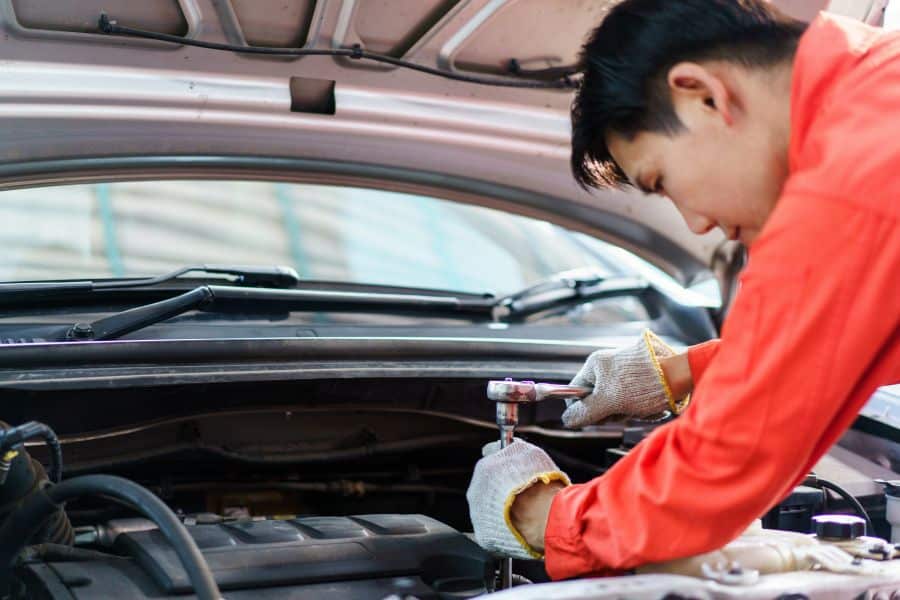 inspeksi mobil bekas duren sawit